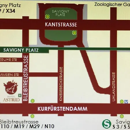 Astrid Am Kurfuerstendamm מלון 3*